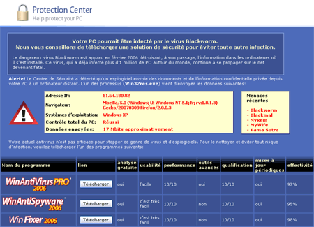 WinAntiVirus Winfixer WinAntiSpyware ErrorSafe