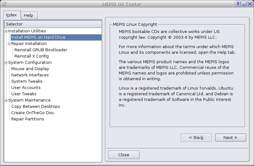 SimplyMepis, Linux, Installation et prise en main, Mode d'emploi, HowTo, téléchargement, tutoriel, tutorial